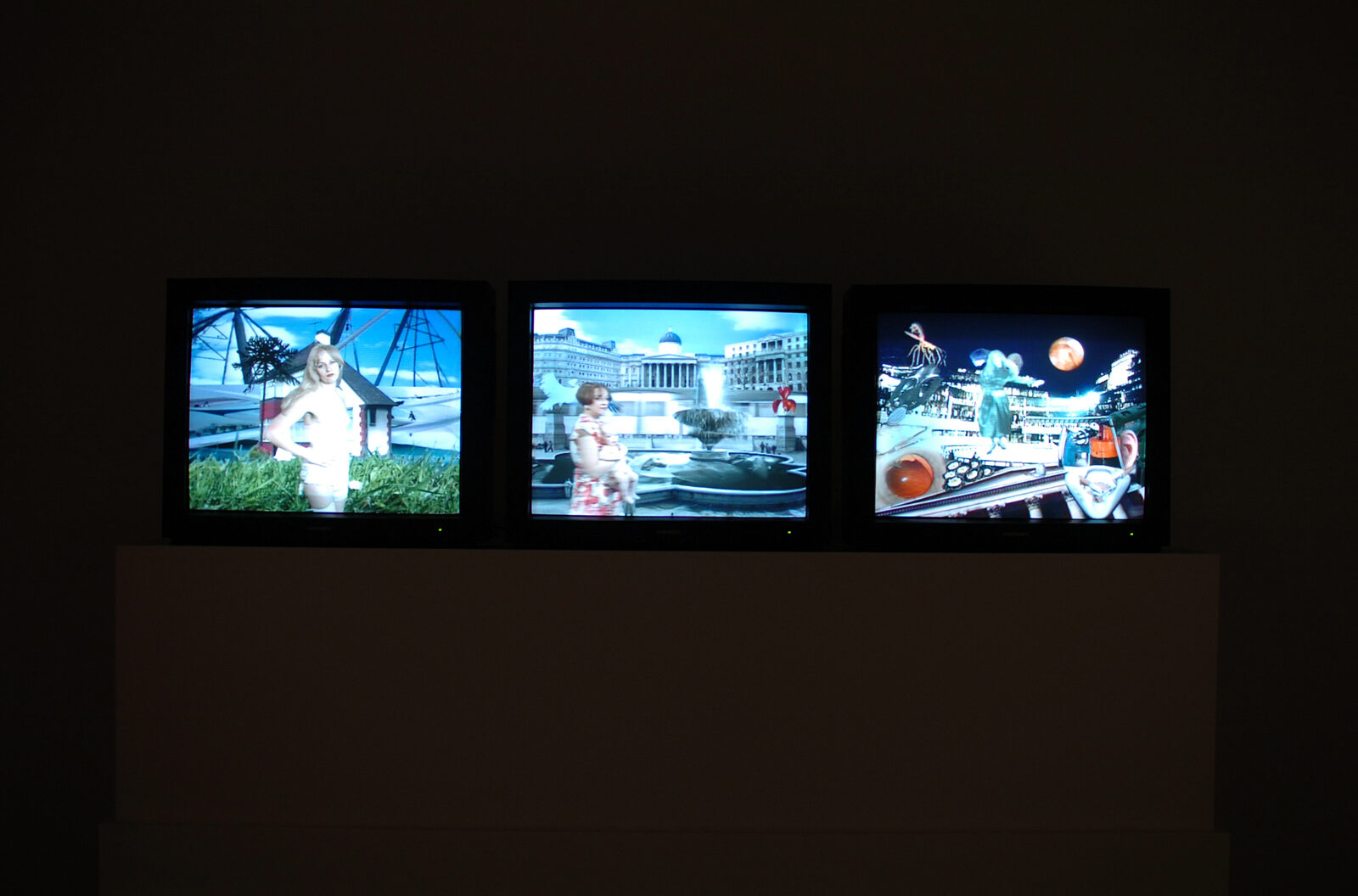 Judith Goddard, The Garden of Earthly Delights. 1991. Installation view at FACT.