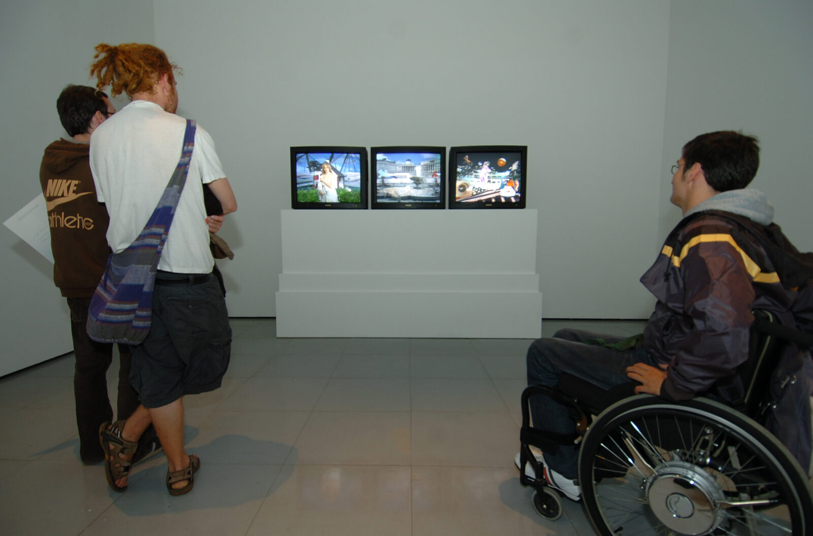 Judith Goddard, The Garden of Earthly Delights. 1991. Installation view at FACT.