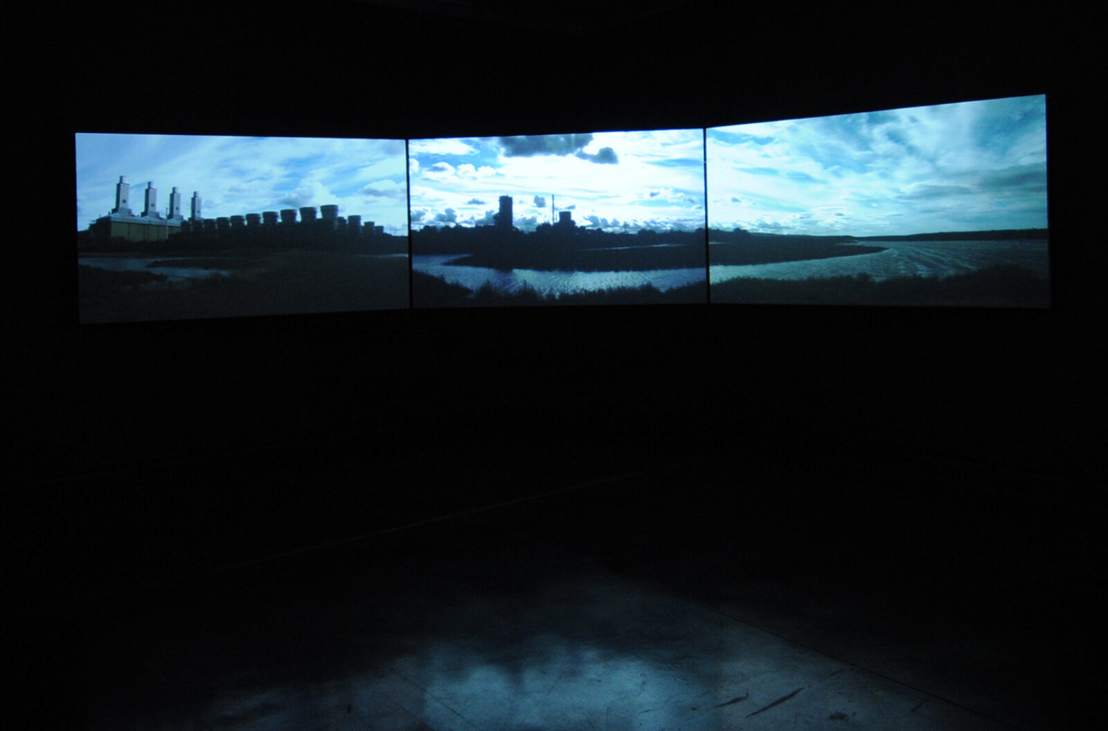 Andy McCluskey, Peter Saville & Hambi Haralambous, Energy Suite, 2008. Installation view at FACT.