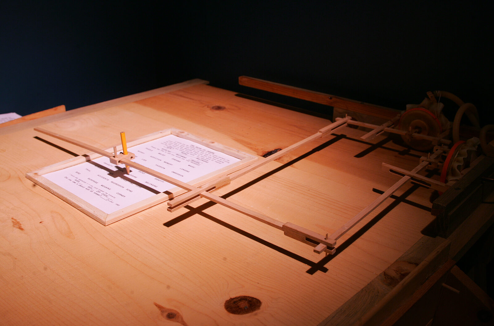 Bernie Lubell, Aphasiogram, 1999. Installation view at FACT.