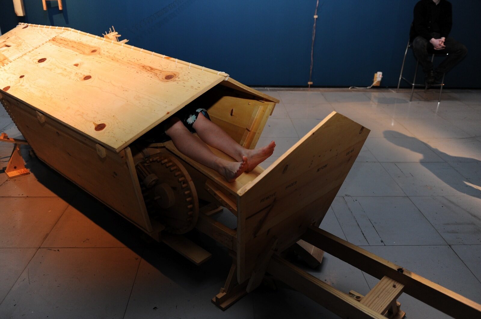 Bernie Lubell, ...and the Synapse Sweetly Singing, 2003. Installation view at FACT.