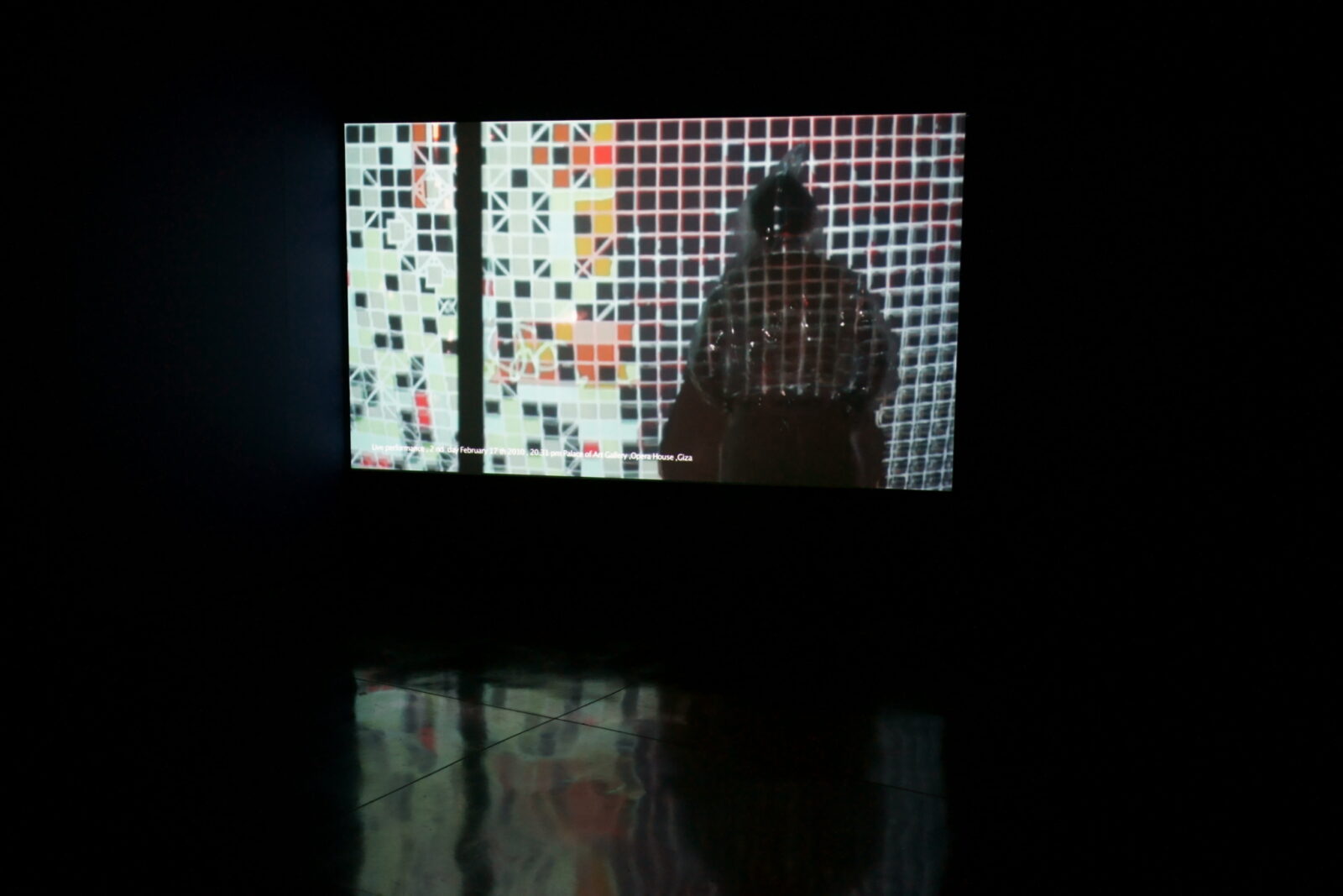 Ahmed Basiony, Thirty Days Running in the Place, 2011. Photo by Stephen King.