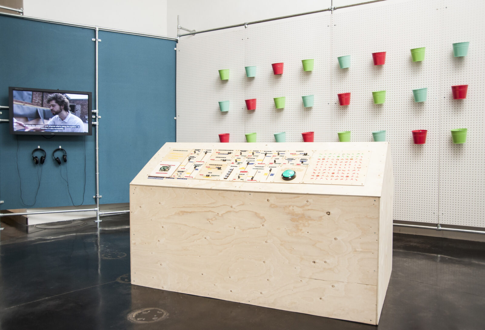 Rachel Rayns with the Raspberry Pi Foundation, Neurotic Machines, 2015. Photo by Stephen King.