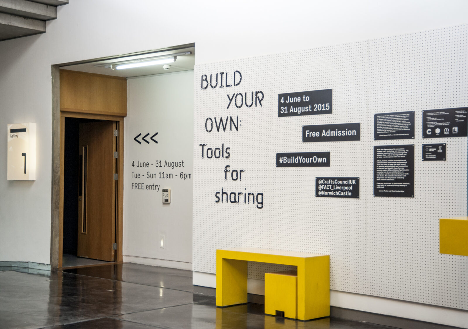 Build Your Own: Tools for Sharing at FACT, 2015. Photo by Stephen King.