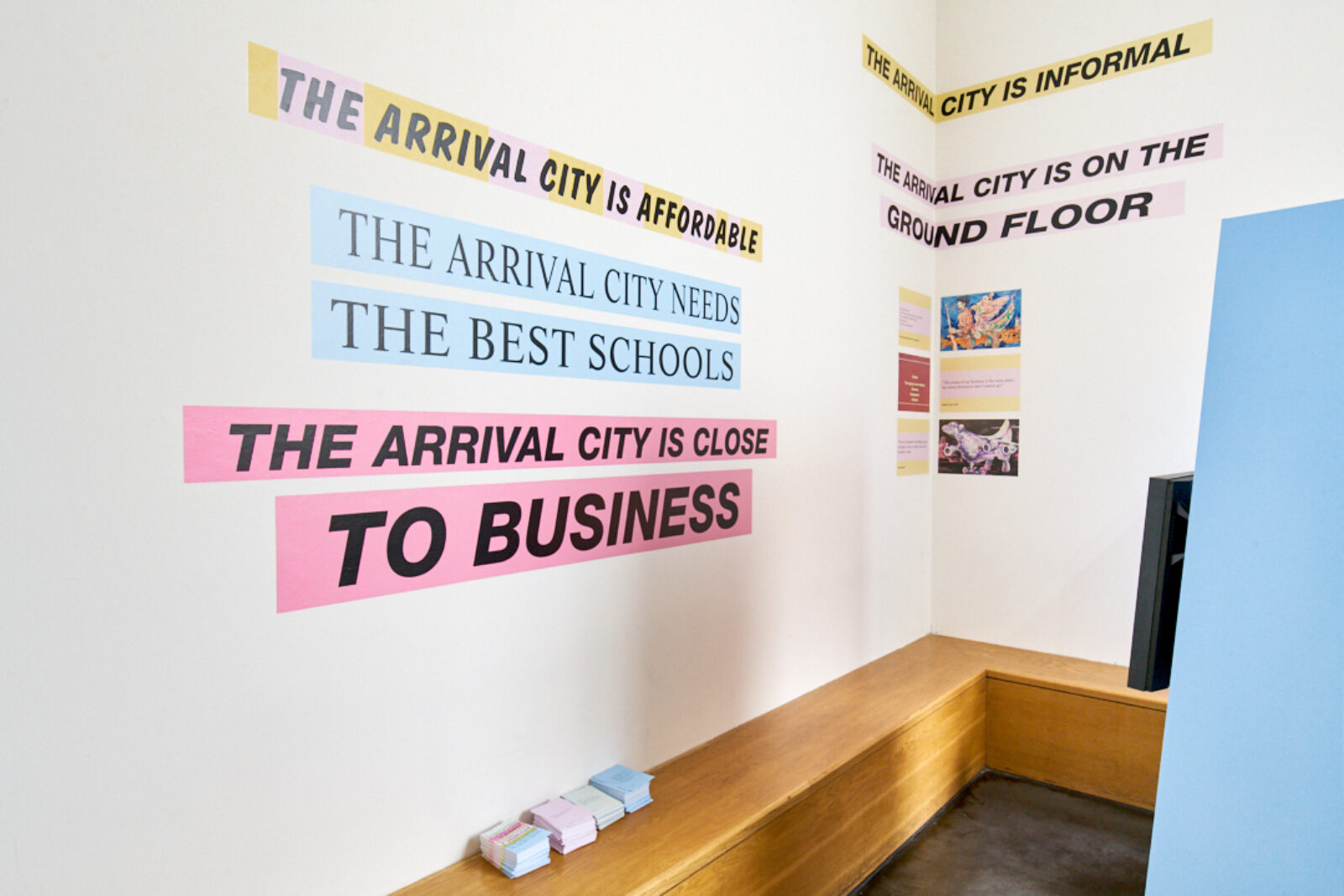 Arrival City installation view at FACT, Liverpool. Photo by Rob Battersby.