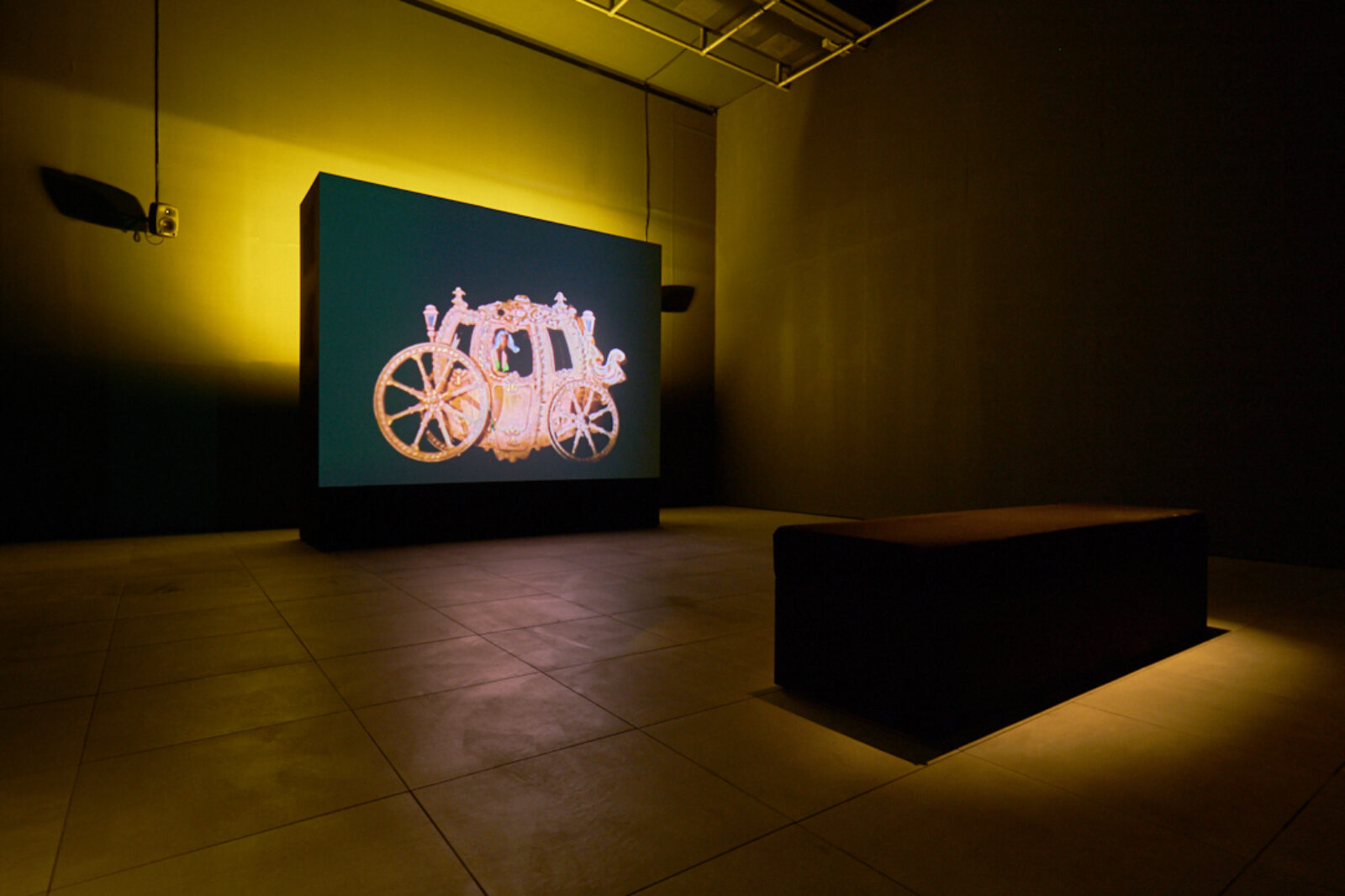 Ericka Beckman, Cinderella, 1986. Installation view at FACT 2019. Photo: Rob Battersby.
