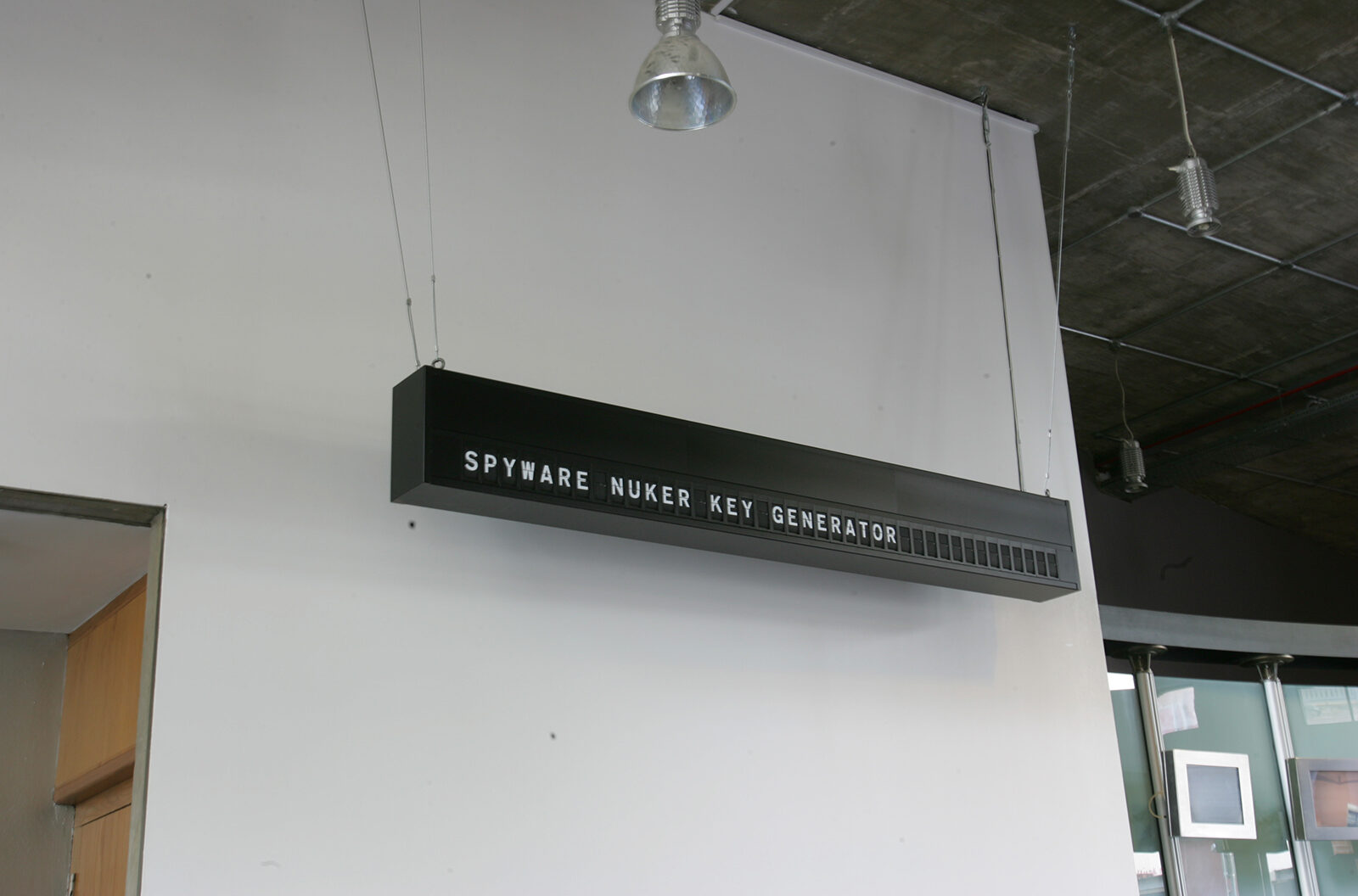 Thomson & Craighead, BEACON, 2005 - 2008. Installation view at FACT.