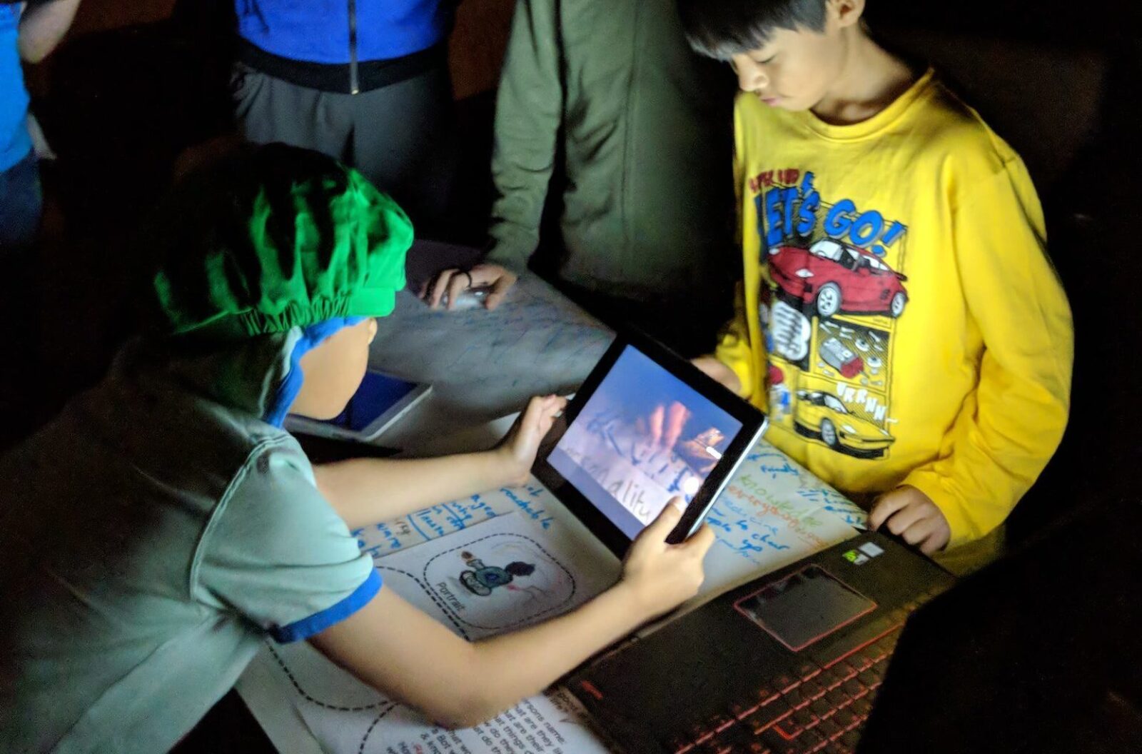 Prototype children learning ipad