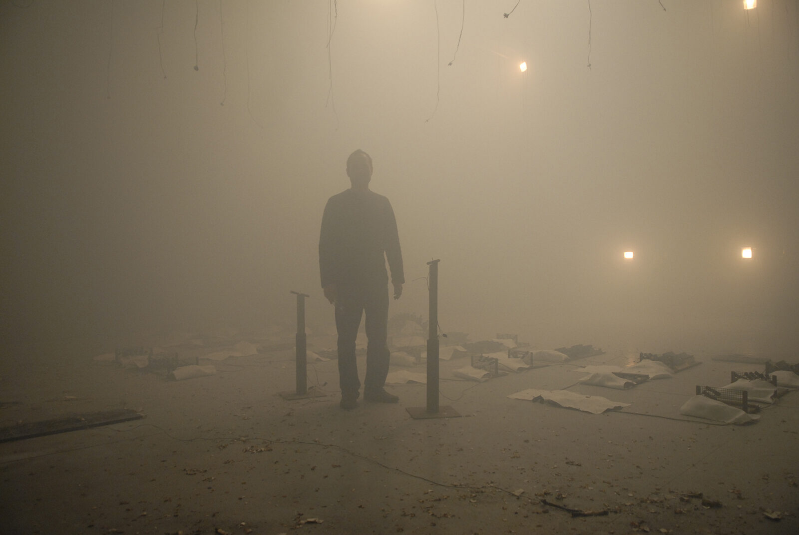 Nick Crowe and Ian Rawlinson, The Fireworks, 2007. Installation view at FACT.