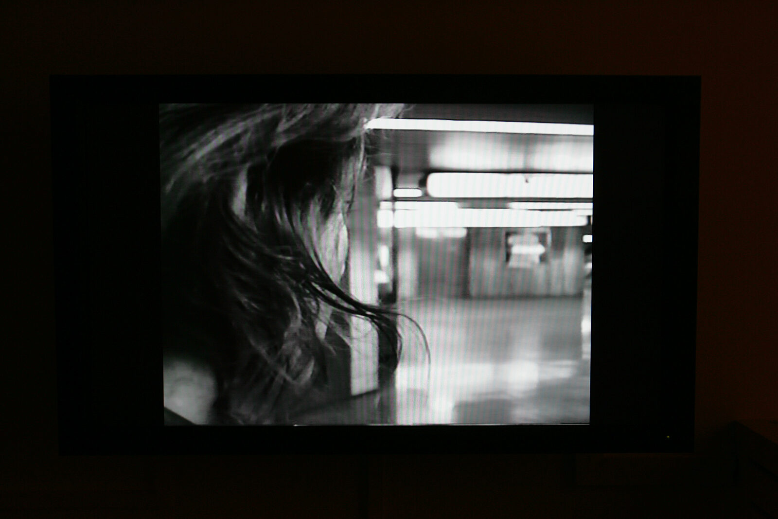 Imogen Stidworthy and Michael Curran, Closing/Close by, 2003. Installation view at FACT.