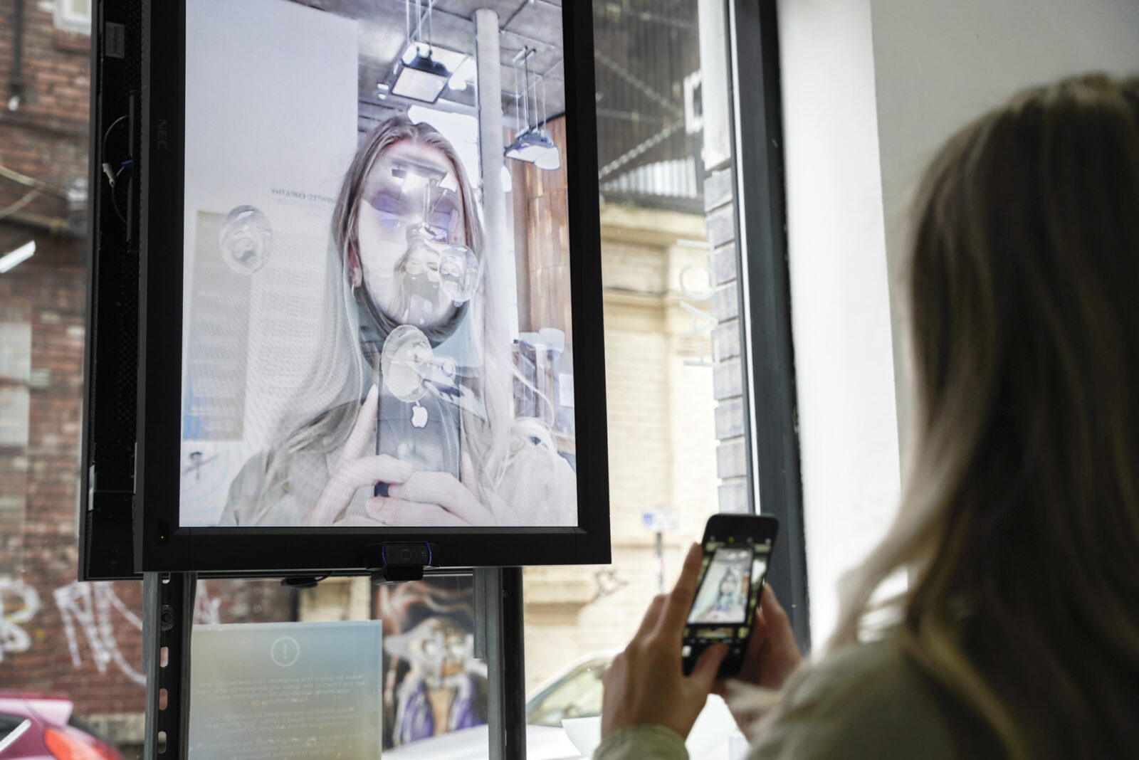 Augmented Empathy 2020 Keiken Sakeema Crook Ryan Vautier Photo by Drew Forsyth Installation view at FACT 11