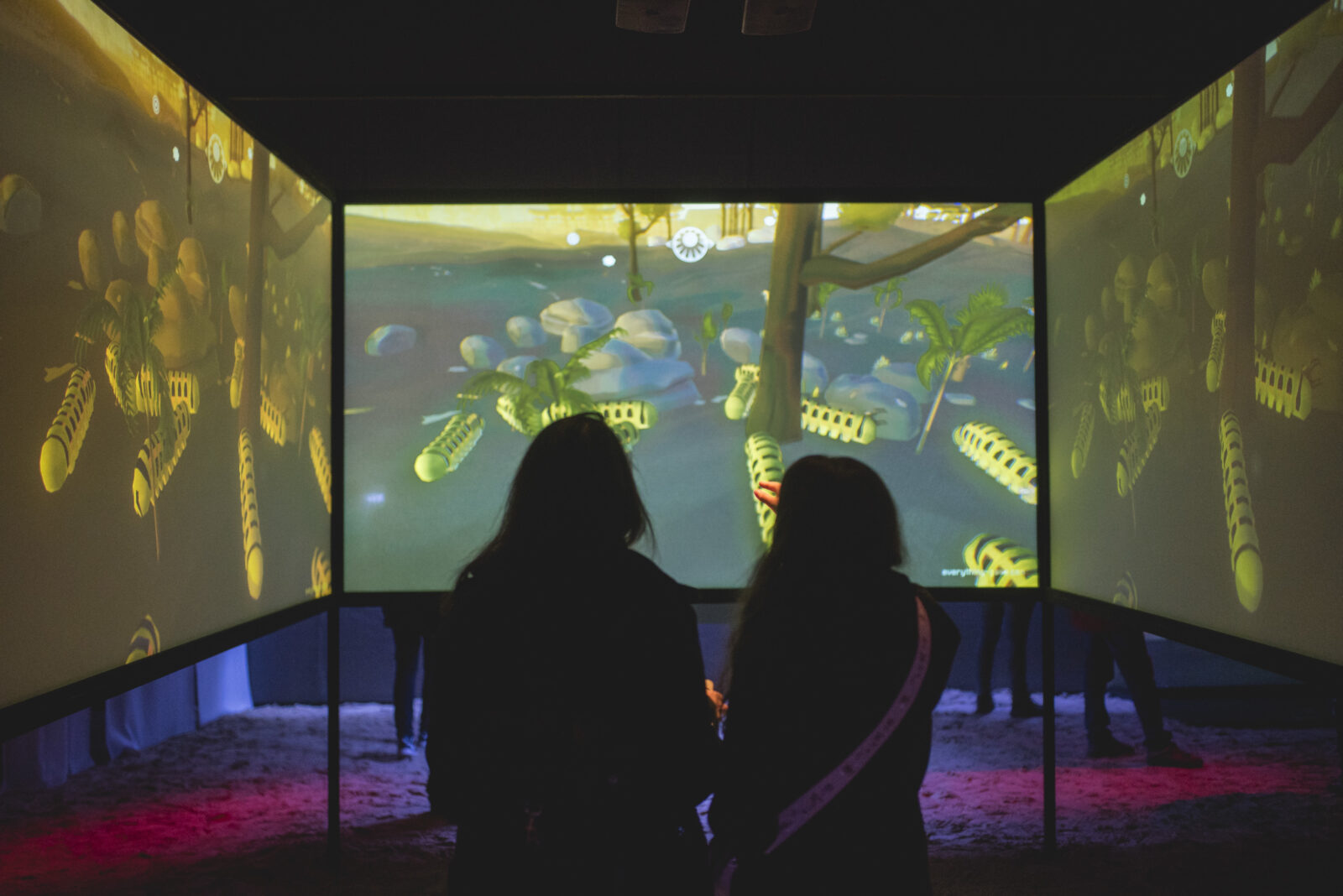 'Everything' David O'Reilly, States of Play: Roleplay Reality at FACT. Photo by Drew Forsyth.