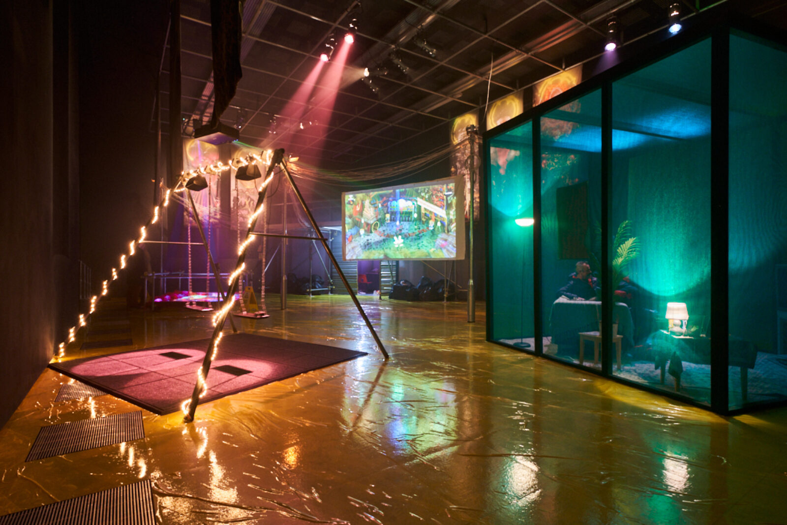 Danielle Brathwaite Shirley When Our Worlds Meet 2022 Installation view at FACT Liverpool Photo by Rob Battersby