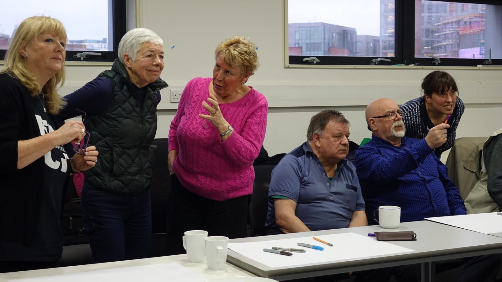 Digital Ambassadors During A Workers’ Identity Planning Session