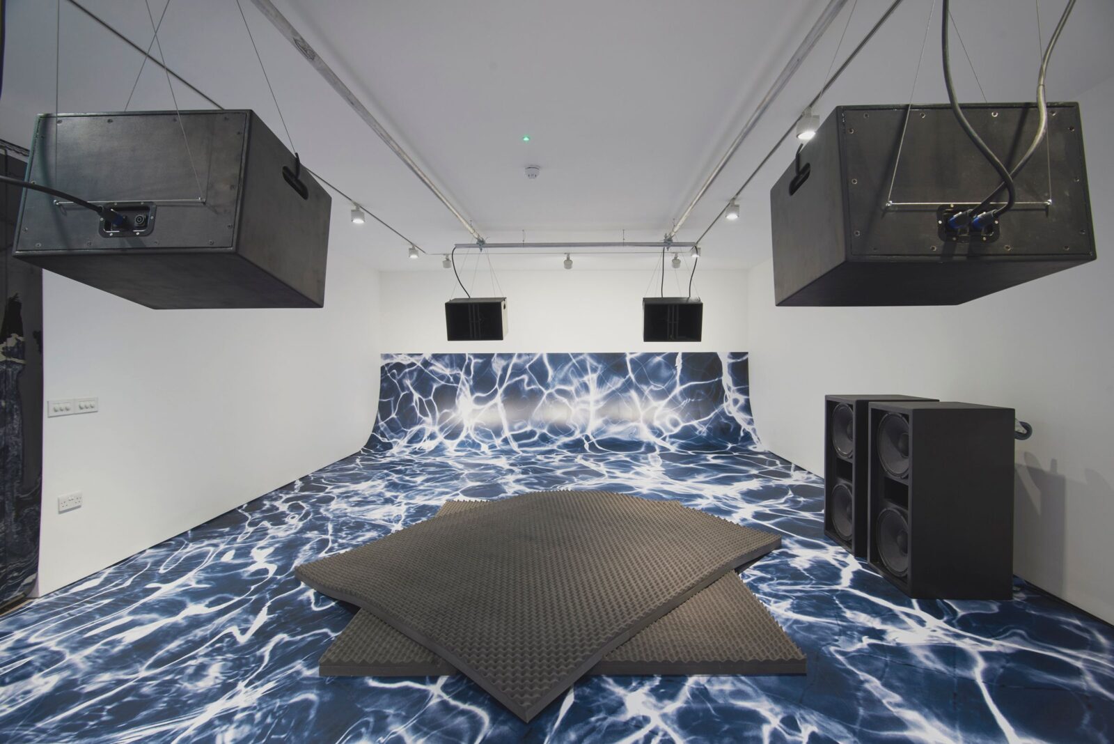 Evan Ifekoya B O S S member Ritual Without Belief 2018 Installation view at Gasworks Courtesy the artist Photo Andy Keate