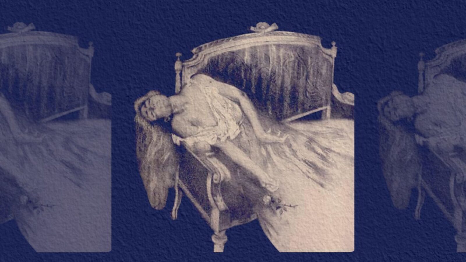 Illustration of The Oval Portrait Edgar Allan Poe
