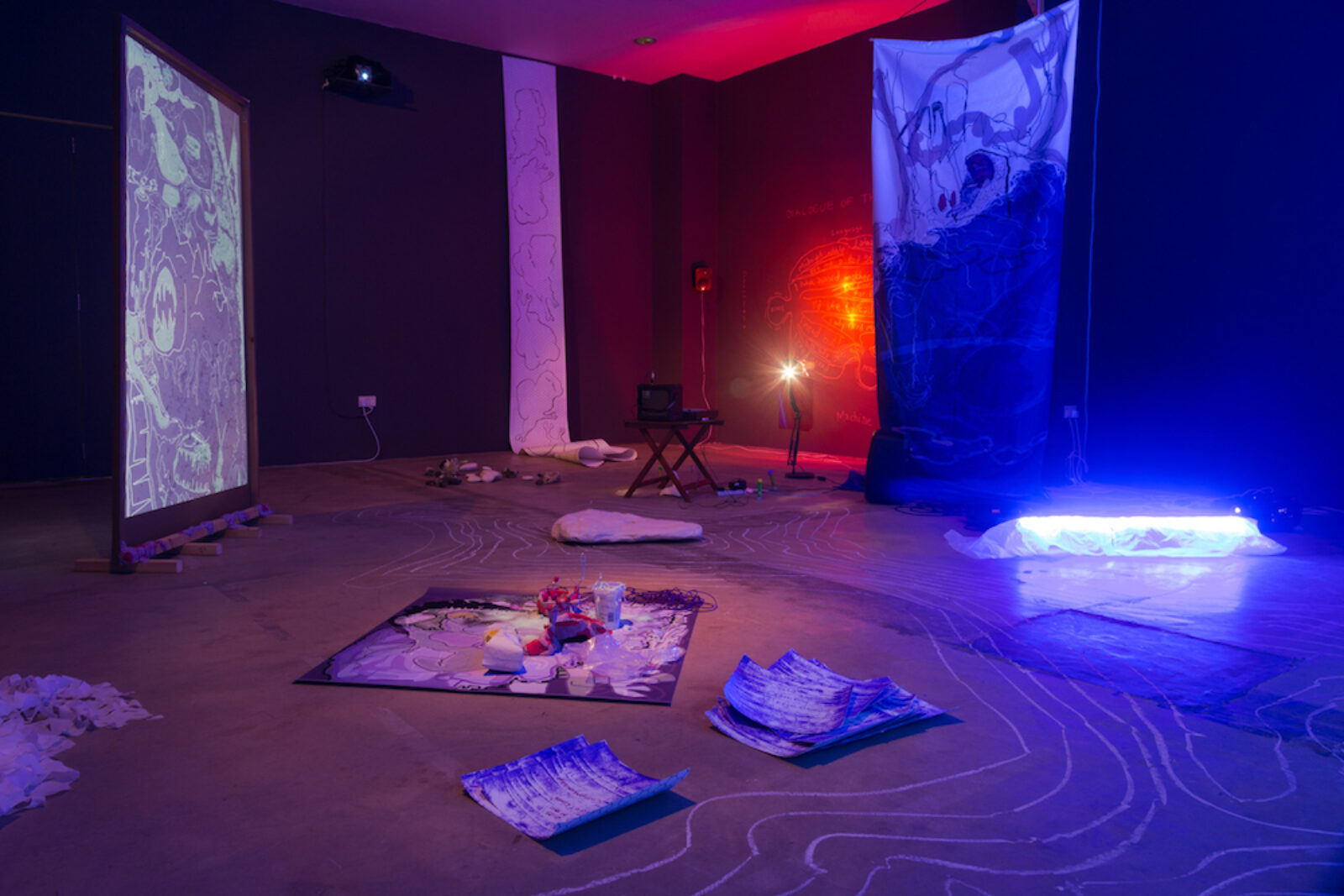 Installation shot Screenshot from Title 2018 by Uma Breakdown Image courtesy of the artist