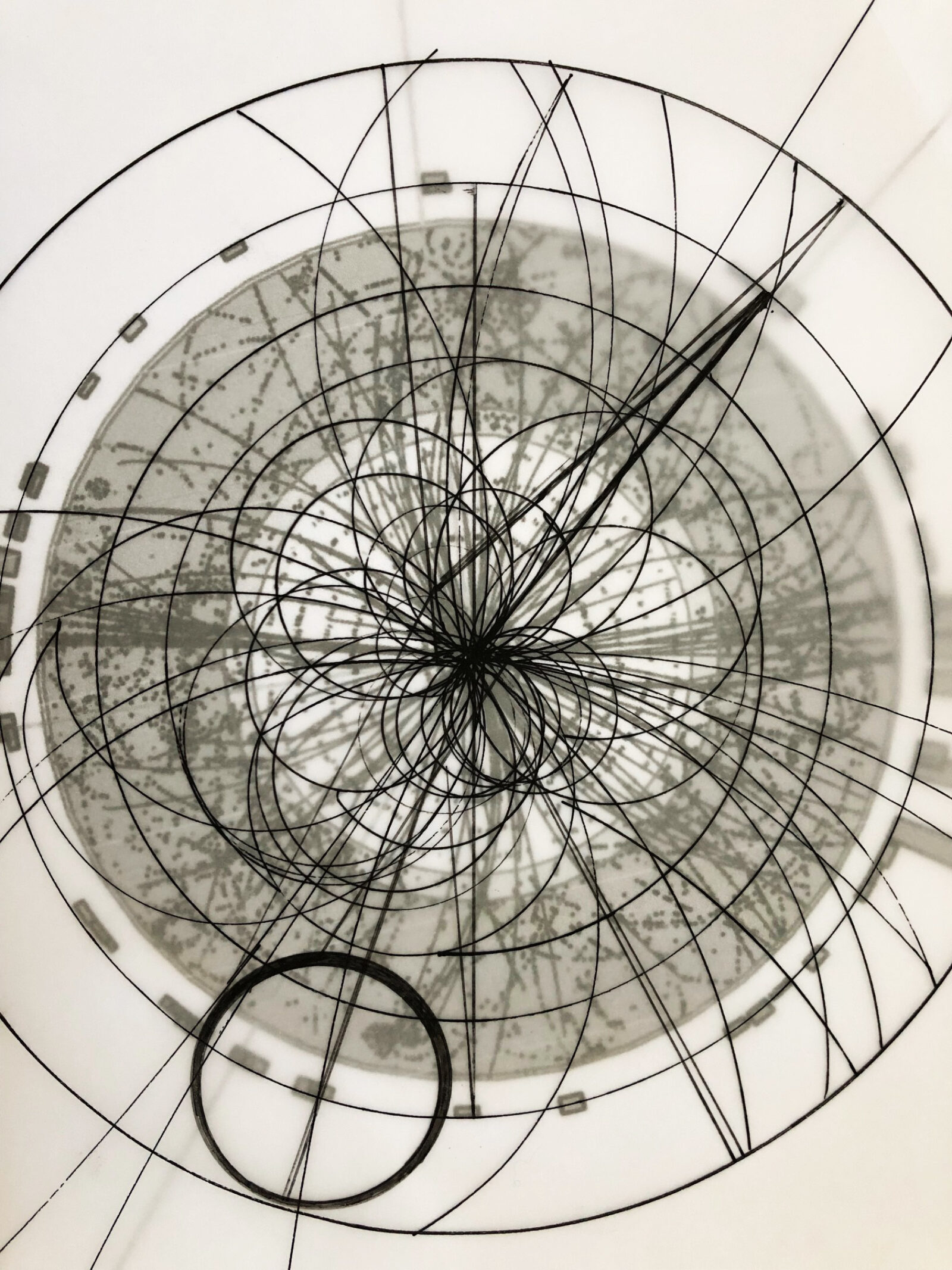Preliminary sketches by Diann Bauer from the development of Scalar Oscillation. Photo: Courtesy the artist.