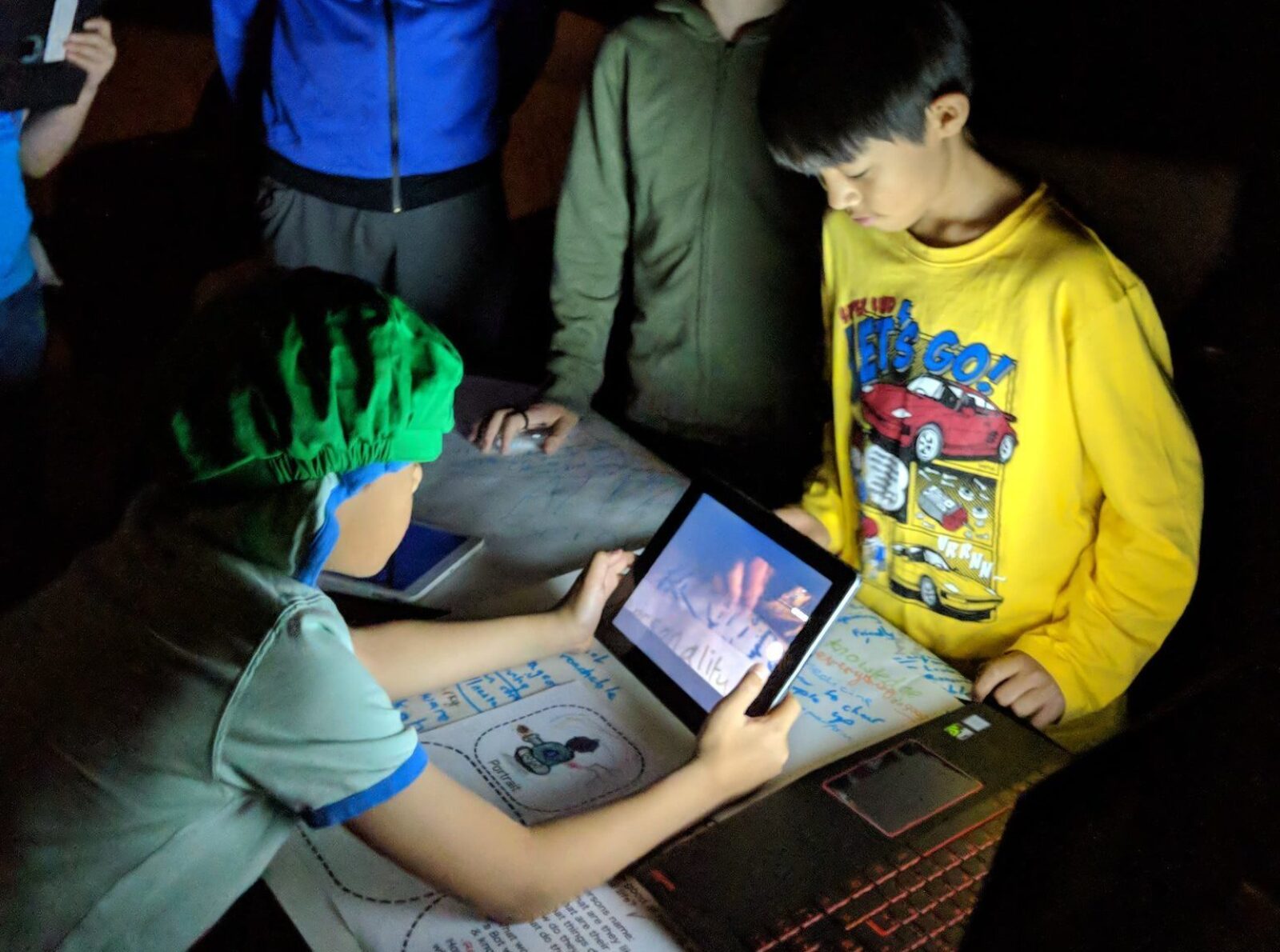 Prototype children learning ipad