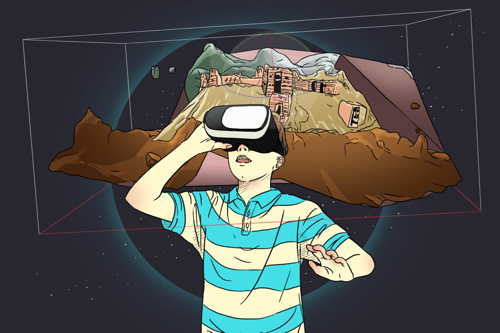 Future Aleppo.  Image courtesy of Alex Pearson and Marshmallow Laser Feast