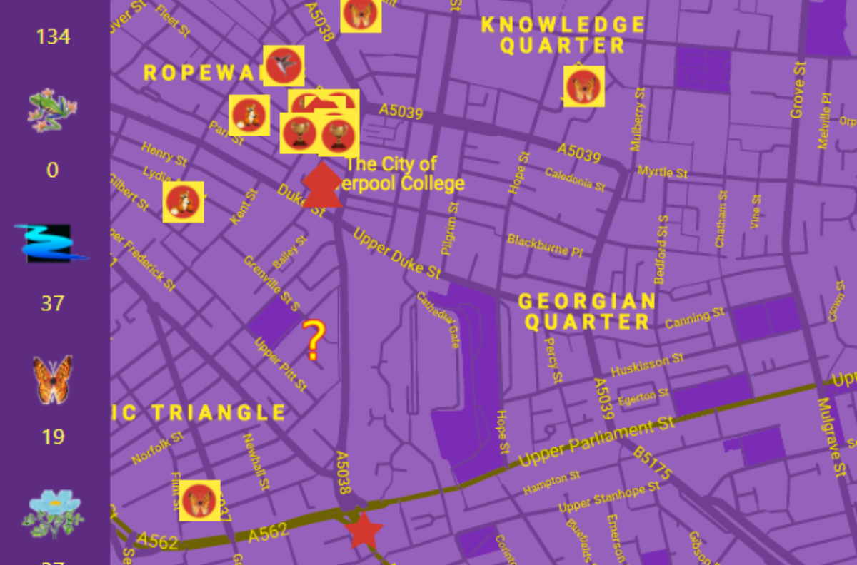 Game points map