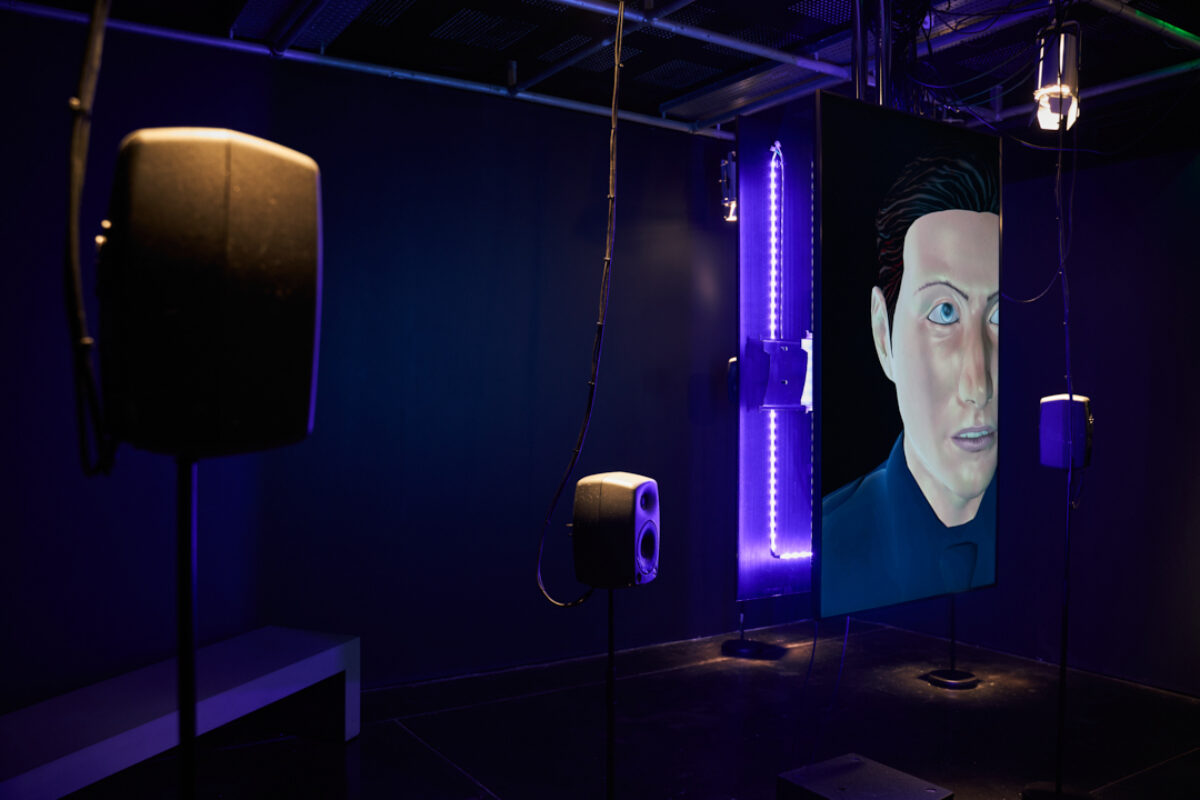 Andrius Arutiunian The Irresistible Powers of Silent Talking 2021 Installation view at FACT Courtesy of the artist Image by Rob Battersby 14