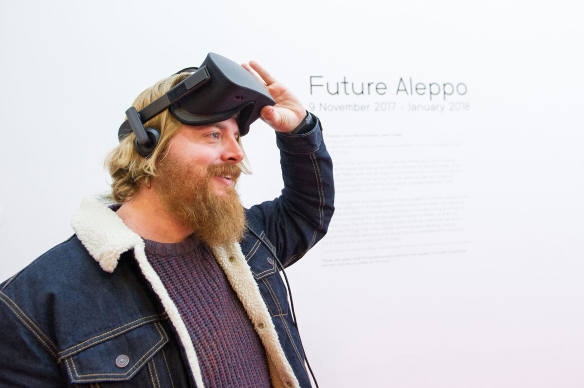 Alex Pearson, Future Aleppo, FACT, 2017. Photo by Gary Coughlan