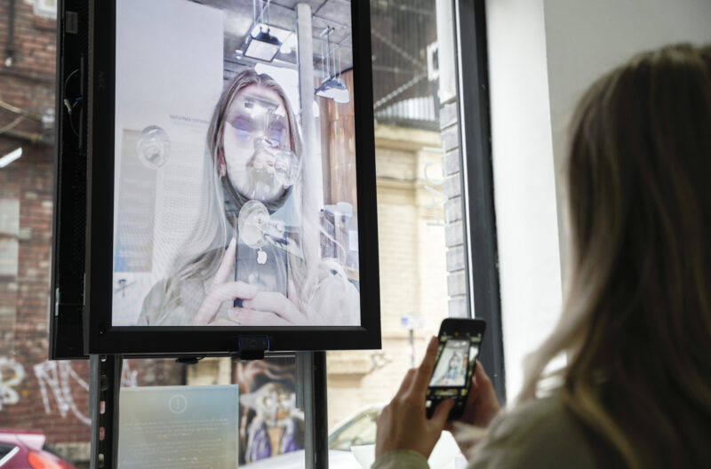 Augmented Empathy 2020 Keiken Sakeema Crook Ryan Vautier Photo by Drew Forsyth Installation view at FACT 11