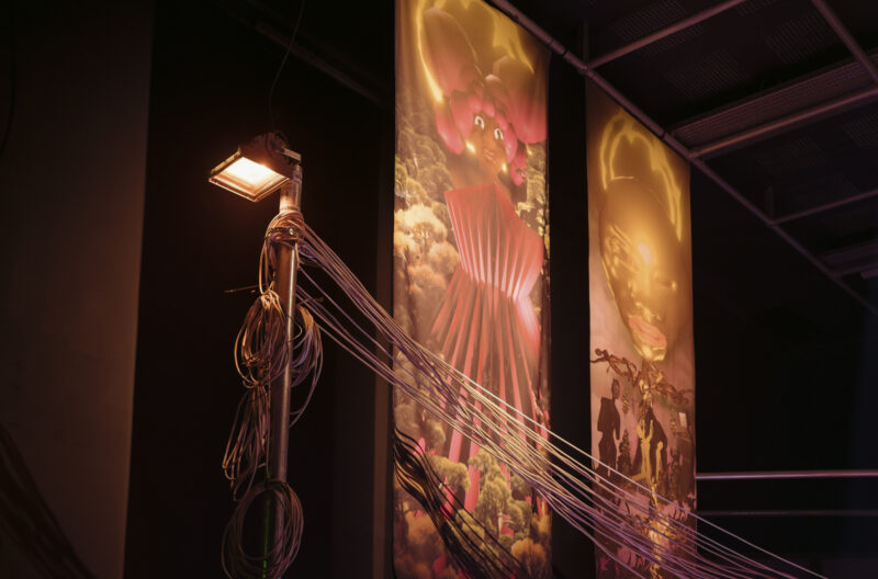 Danielle Brathwaite Shirley When Our Worlds Meet 2022 Installation view at FACT Liverpool Photo by Drew Forsyth WEB RES126