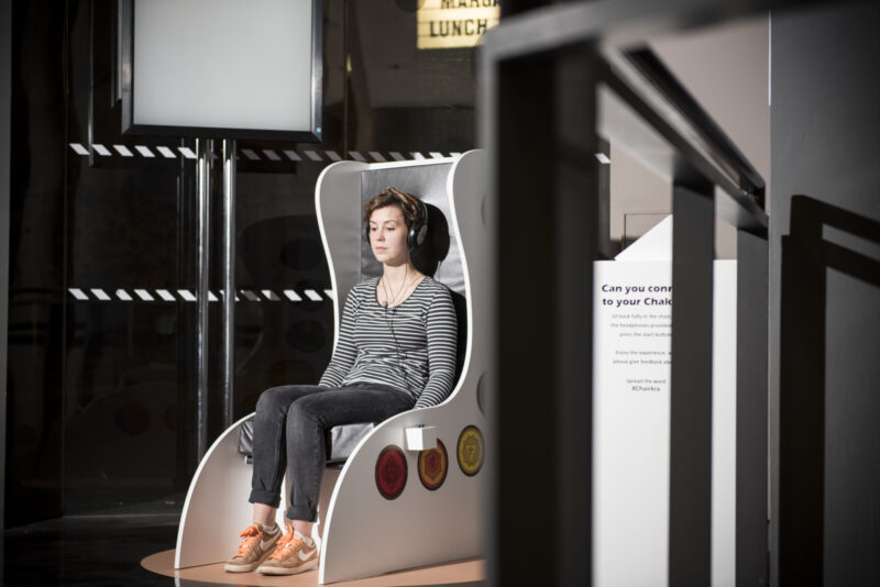 Amy Worsley, The Chakra Chair, 2016. Photo by Stephen King.