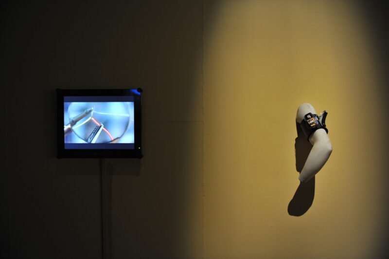 S.W.A.M.P. (Matt Kenyon, Doug Easterly), I.E.D. (Improvised Empathetic Device), 2005. Photo by Brain Slater.