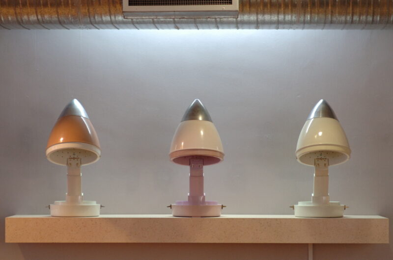 Lisa Reihana, Colour of Sin Headcase Version, 2005. Installation view at FACT.