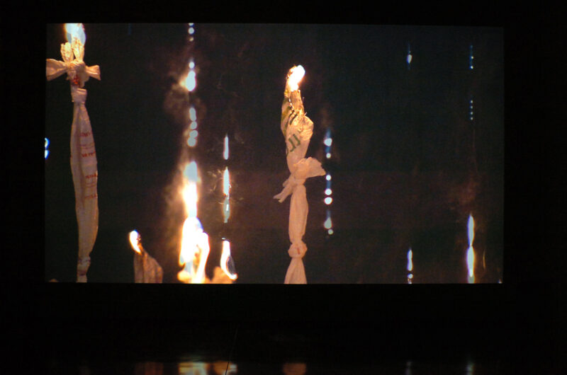 Nick Crowe and Ian Rawlinson, The Carriers Prayer, 2007. Installation view at FACT.
