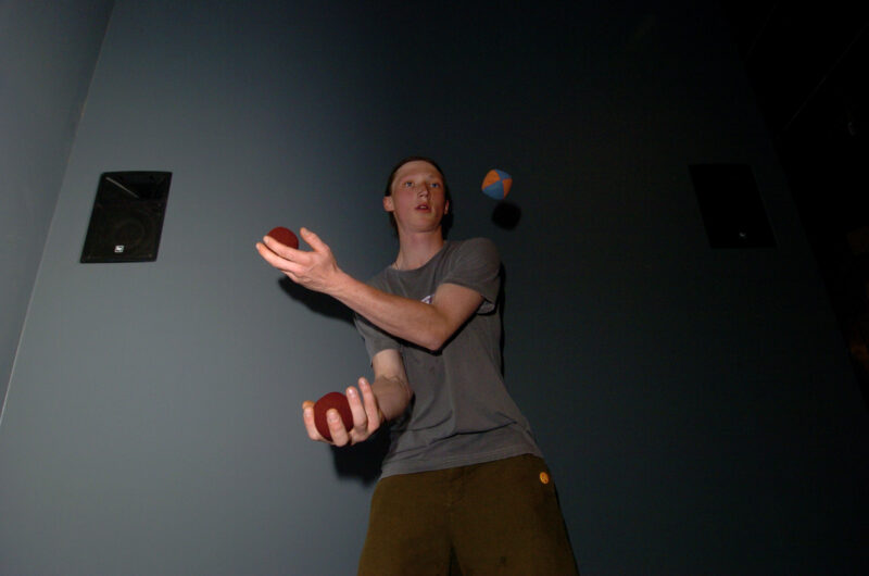 David Rokeby, Very Nervous System, 1982 - 1991. Performance at FACT.