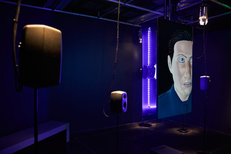 Andrius Arutiunian The Irresistible Powers of Silent Talking 2021 Installation view at FACT Courtesy of the artist Image by Rob Battersby 14