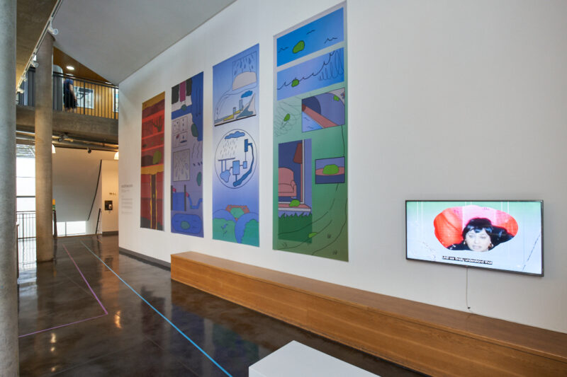 Angela YT Chan Rain Paradox 2021 Installation view at FACT Courtesy of the artist Image by Rob Battersby