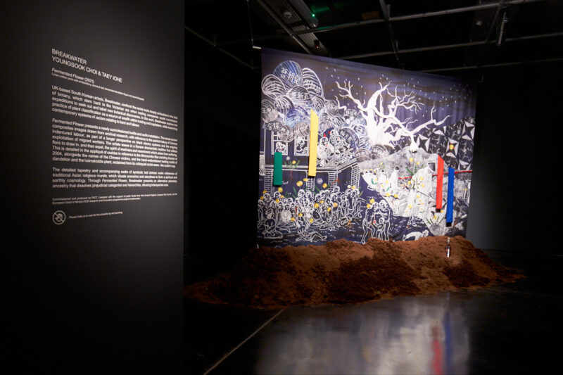 Breakwater Fermented Flower 2021 Image by Rob Battersby Installation view at FACT WEB RES