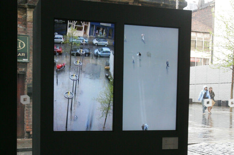 David Rokeby, Watch, 1995 - 2003. Installation view at FACT.