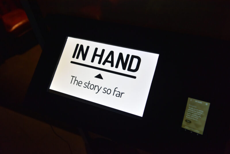 Freehand (FACT's young people's programme) with Erica Scourti, Past Sharing, 2015. Photo by Brian Slater.