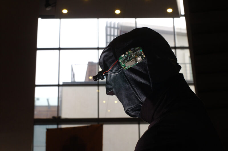 Eduardo Kac, Telepresence Garment. Installation view at FACT.