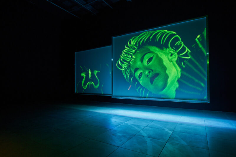 Ericka Beckman, Hiatus, 1999. Installation view at FACT 2019. Photo: Rob Battersby.