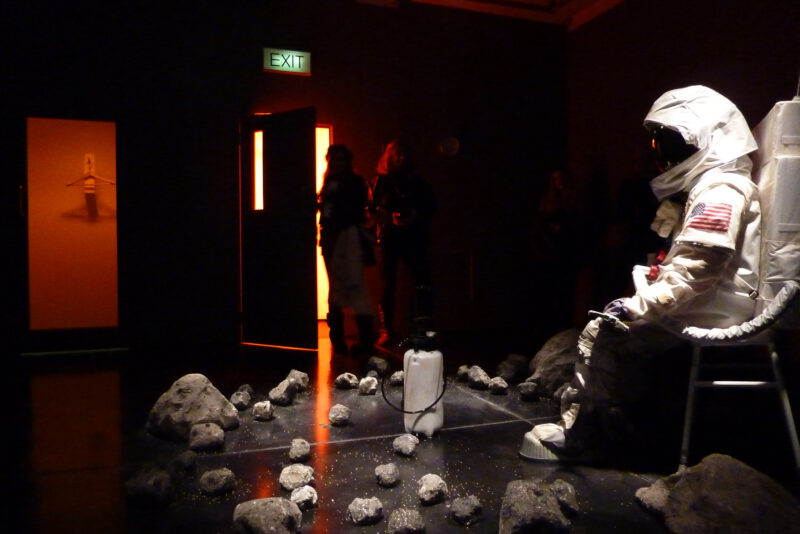 WE COLONISED THE MOON, Enter at Own Risk, 2011. Photo by Brain Slater.