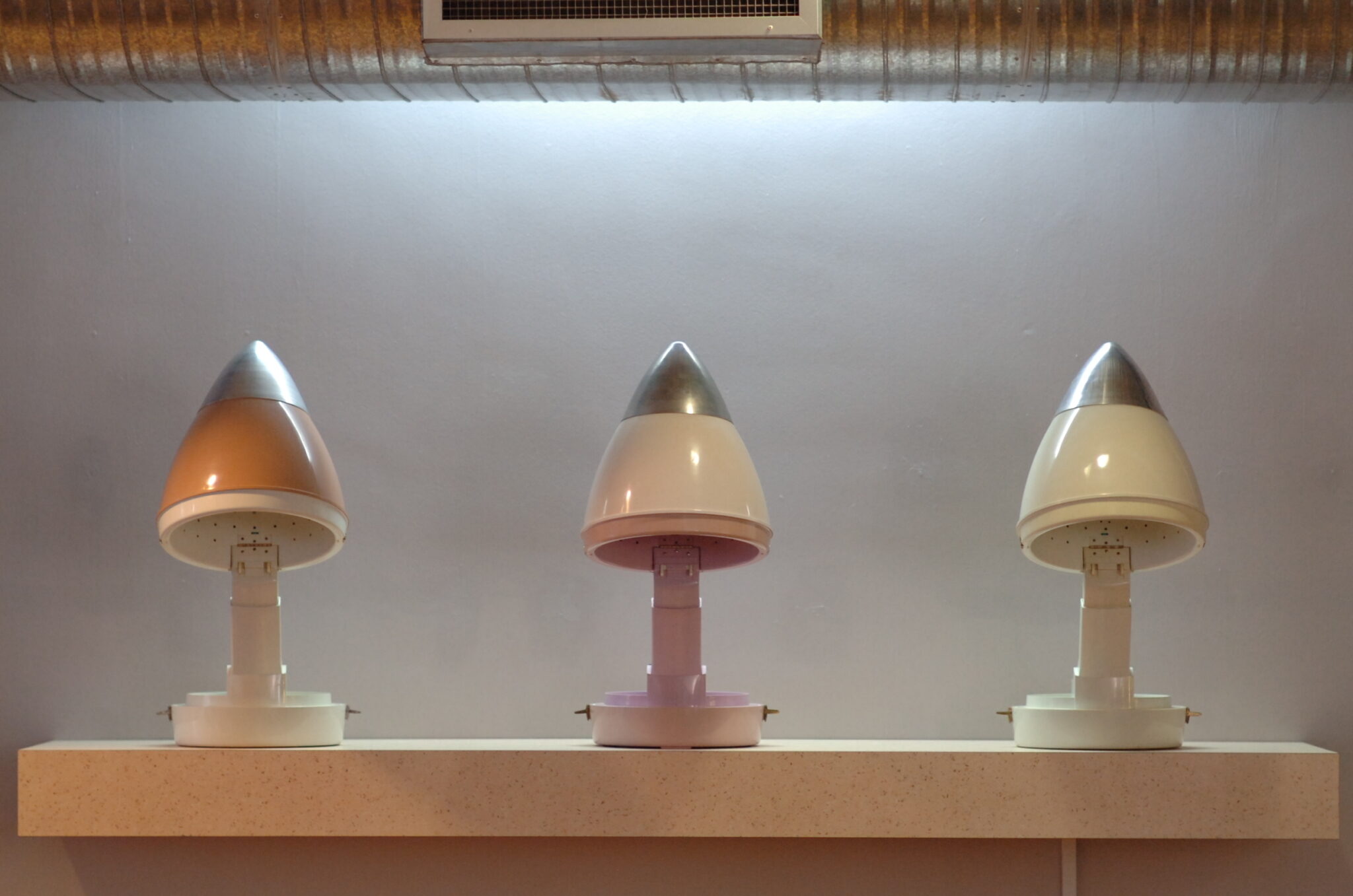Lisa Reihana, Colour of Sin Headcase Version, 2005. Installation view at FACT.
