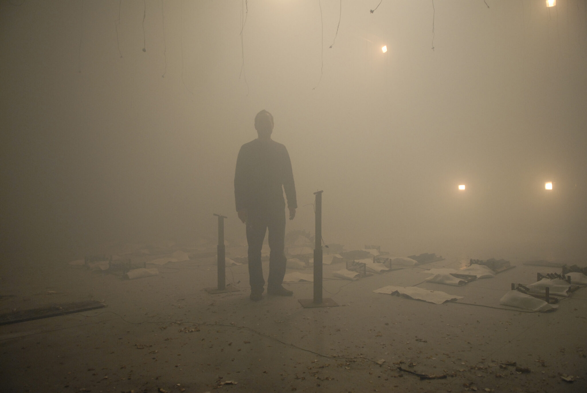 Nick Crowe and Ian Rawlinson, The Fireworks, 2007. Installation view at FACT.