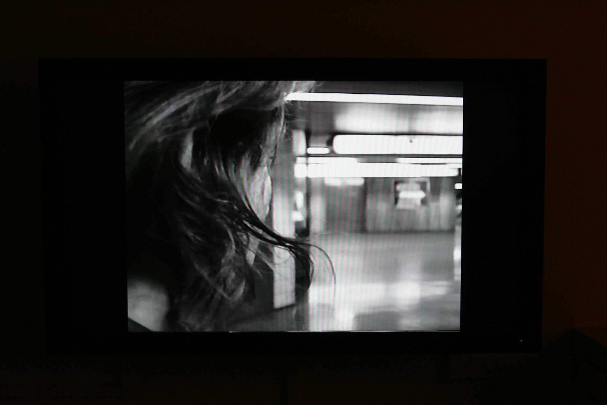 Imogen Stidworthy and Michael Curran, Closing/Close by, 2003. Installation view at FACT.