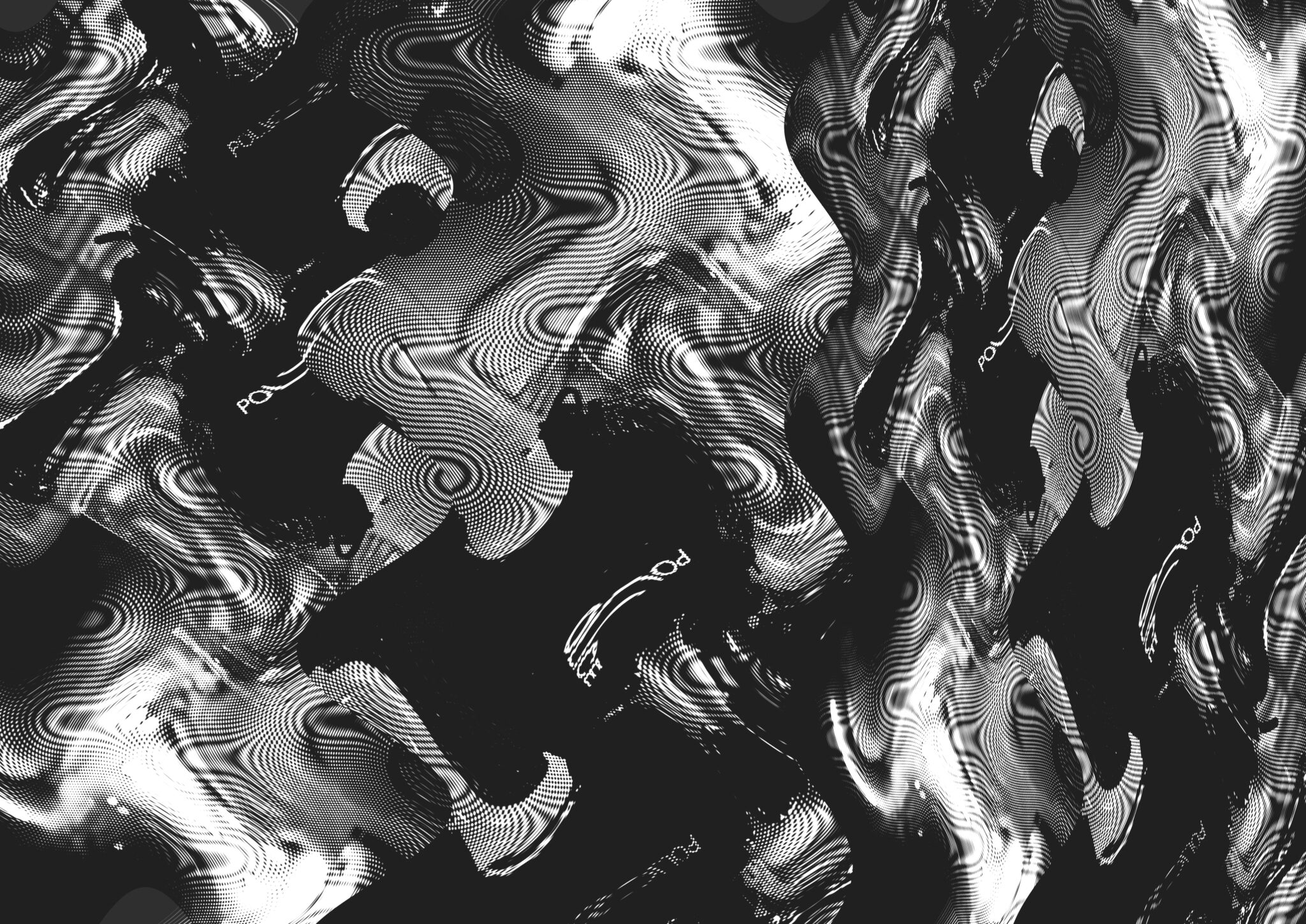 Black White