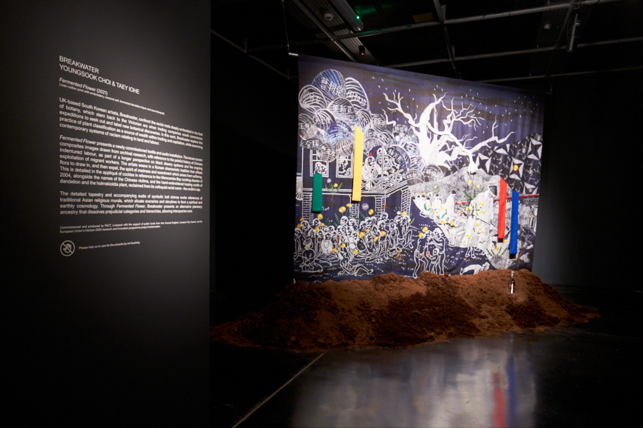 Breakwater Fermented Flower 2021 Image by Rob Battersby Installation view at FACT WEB RES