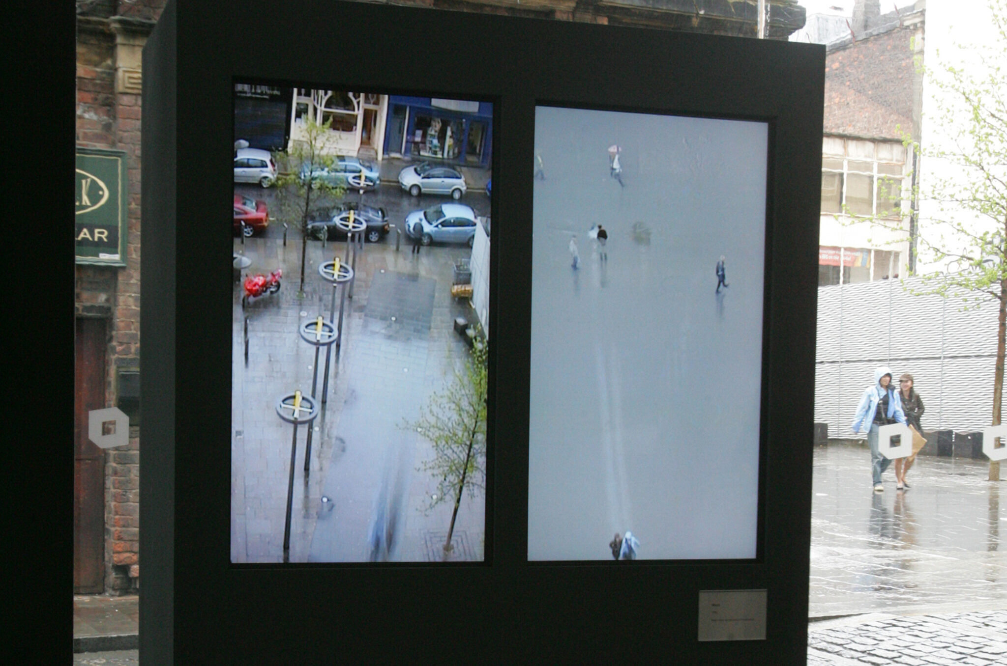 David Rokeby, Watch, 1995 - 2003. Installation view at FACT.