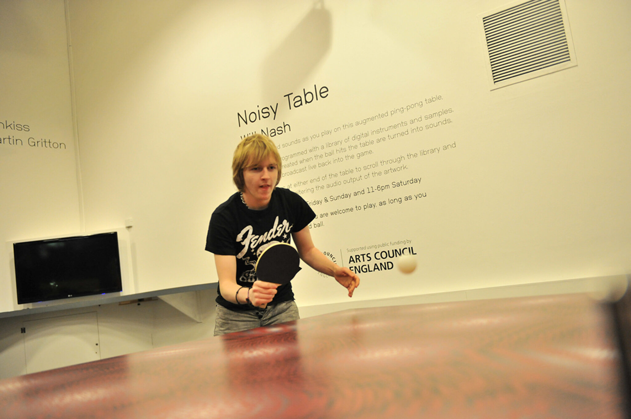 Will Nash, Noisy Table, 2012. Photo by Brian Slater.